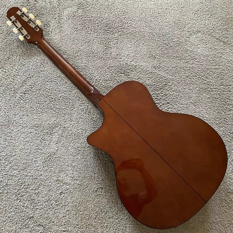41 Inch Acoustic Guitar, Spruce Wood Top Body, Mahogany Neck, Rosewood