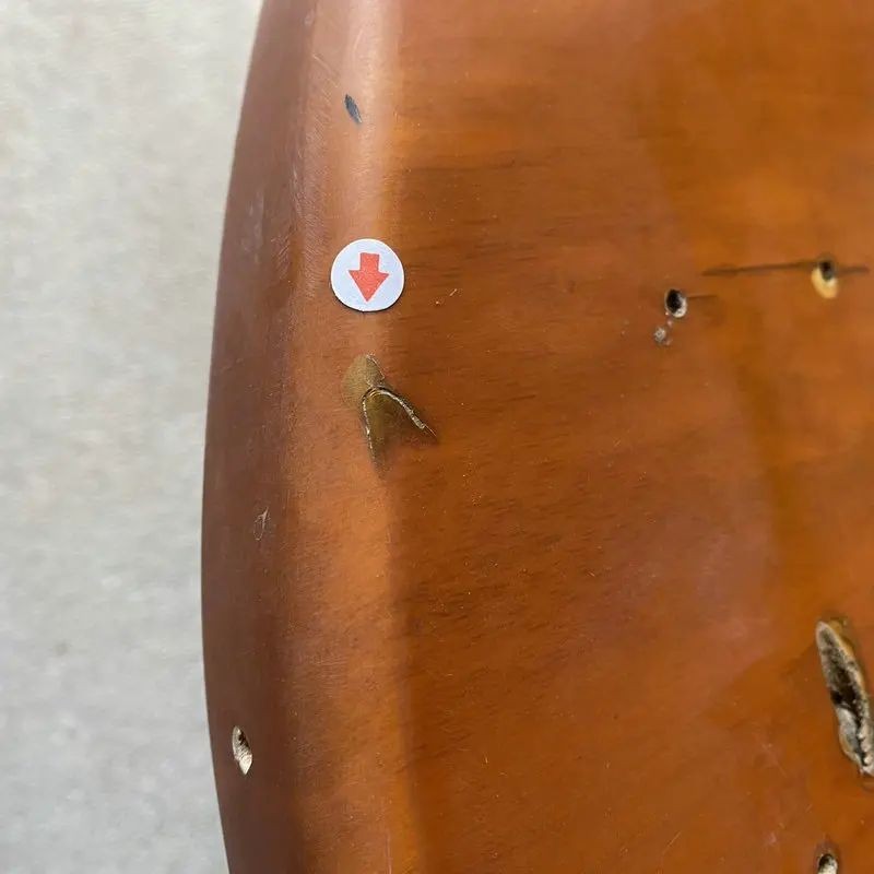 Mahogany Wood 4 String Bass Body DIY Project