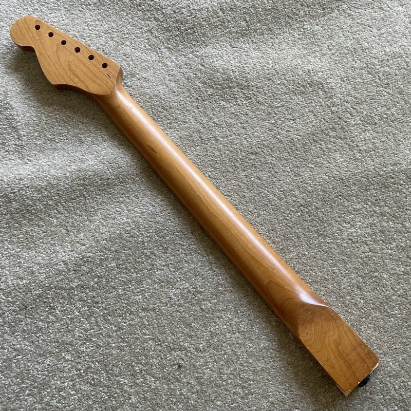 Roasted Maple Wood Guitar Neck 22 Frets Fingerboard DIY Project