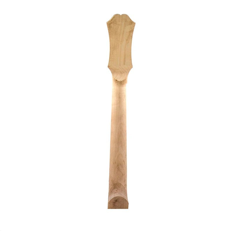 Maple Wood Acoustic Guitar Neck, Rosewood Top Headstock