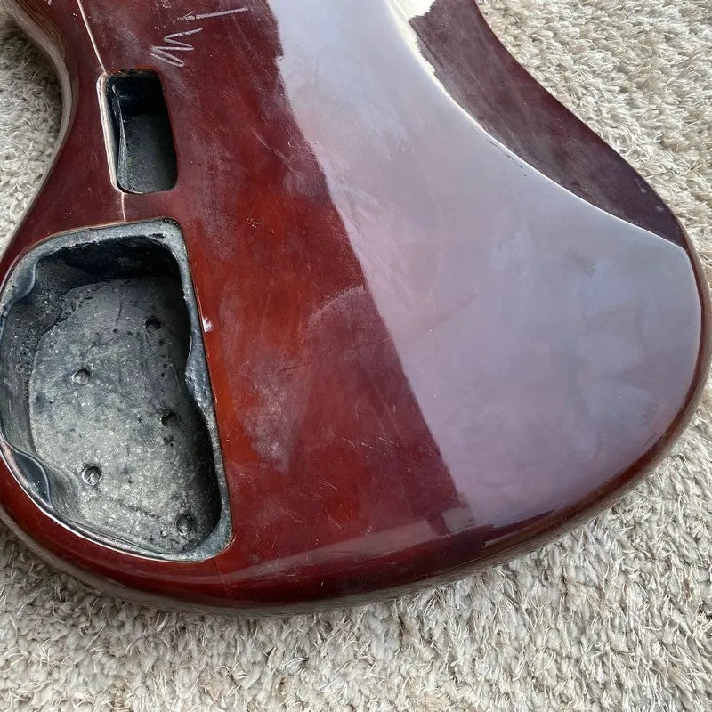 Solid Basswood 5 String Electric Bass Guitar Body DIY Project