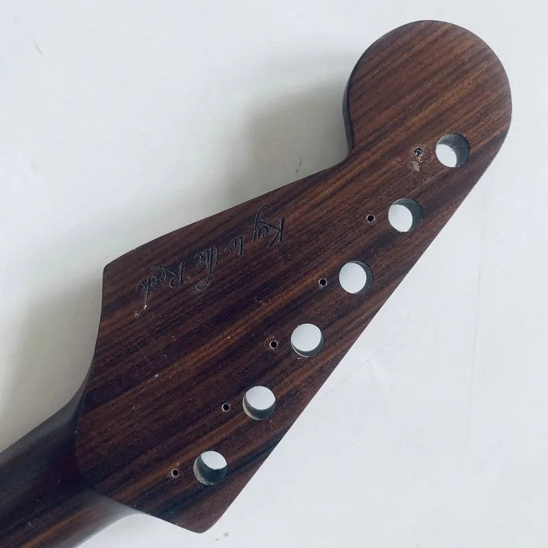 Wenge Wood Custom Guitar Maple Wood Neck, 22 Frets Fingerboard