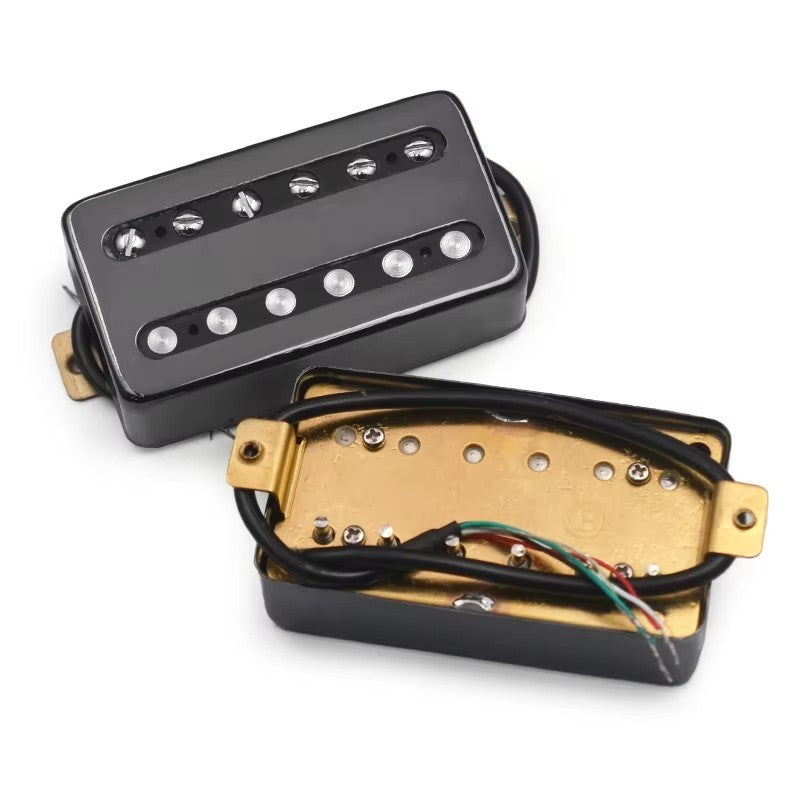 Black Brass Covers Guitar Humbucker Pickups Fit Ibanez,Epiphone,Cort,W