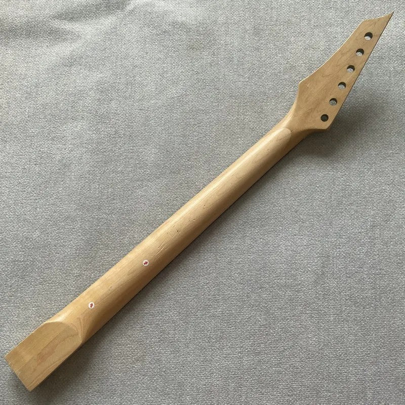 Black Electric Guitar Maple Wood Neck, Rosewood 24 Frets Fingerboard