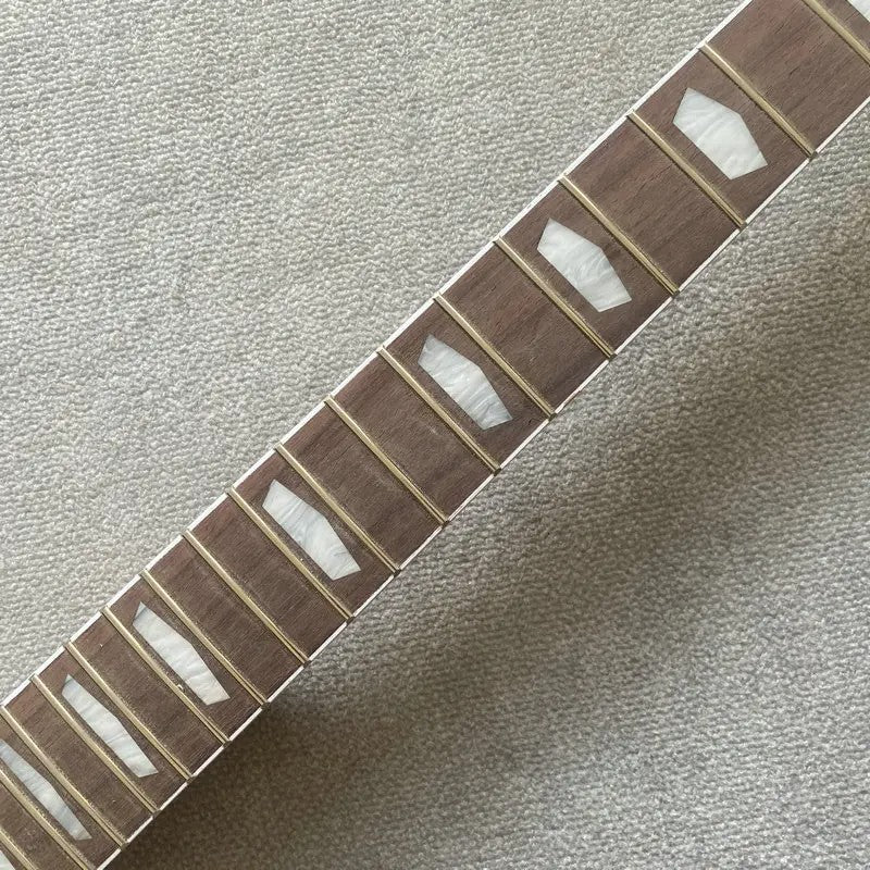 Unfinished Maple Wood Electric Guitar Neck, 22 Frets Rosewood Fingerbo
