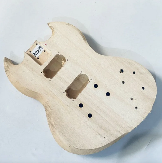 Basswood Unfinished Guitar Body Fit SG Guitars