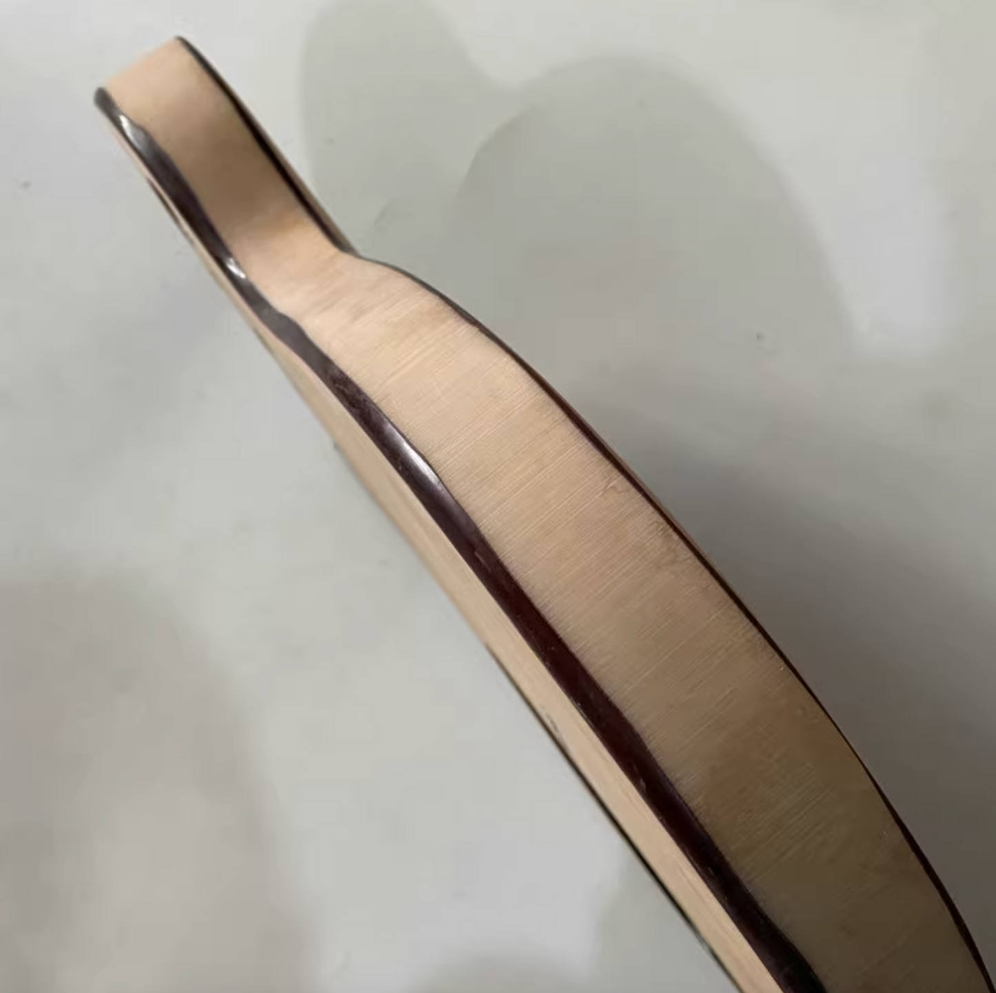 Mahogany Wood HH Guitar Single Cut Body, String Through Bridge