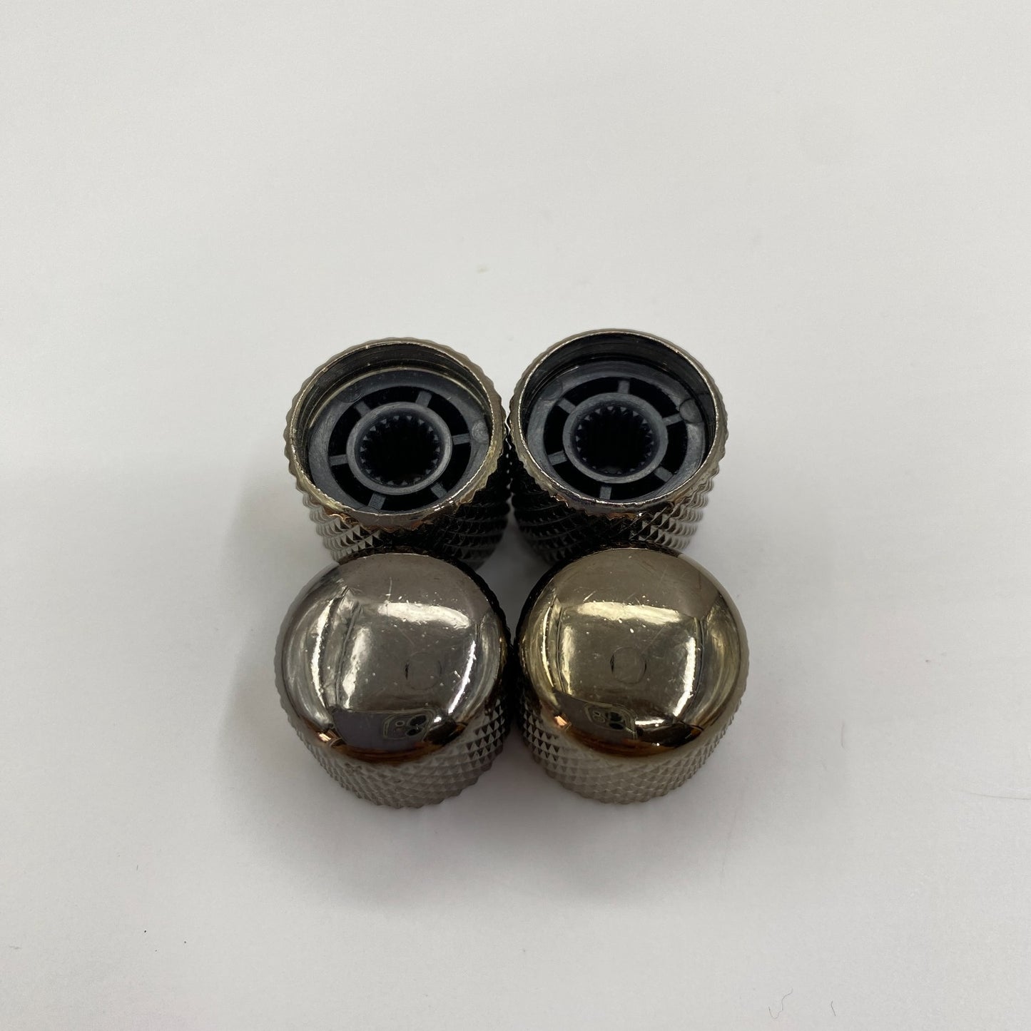 4pcs Black Nickel Guitar Bass Control Knobs Fit MusicMan,Dean,Ibanez,F
