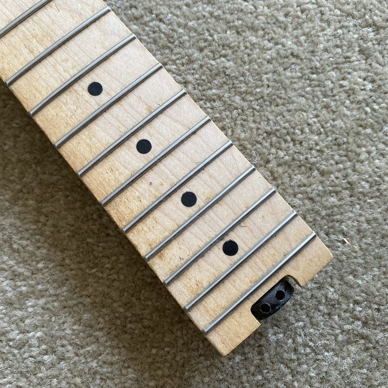 Roasted Maple Wood Guitar Neck 22 Frets Fingerboard DIY Project