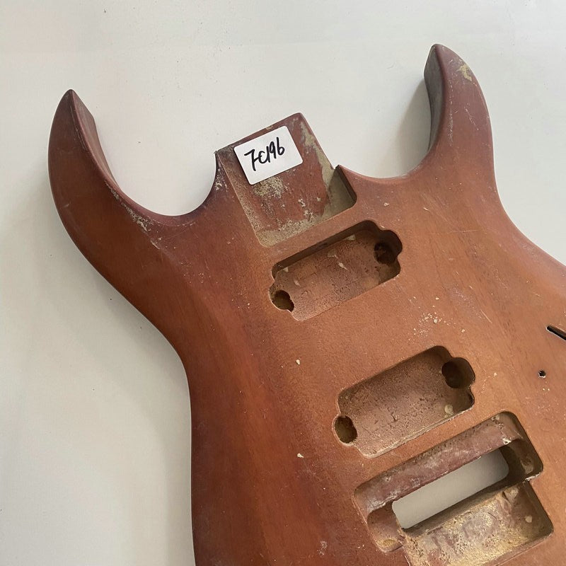 Solid Mahogany Wood HH Guitar Double Cutaway Body