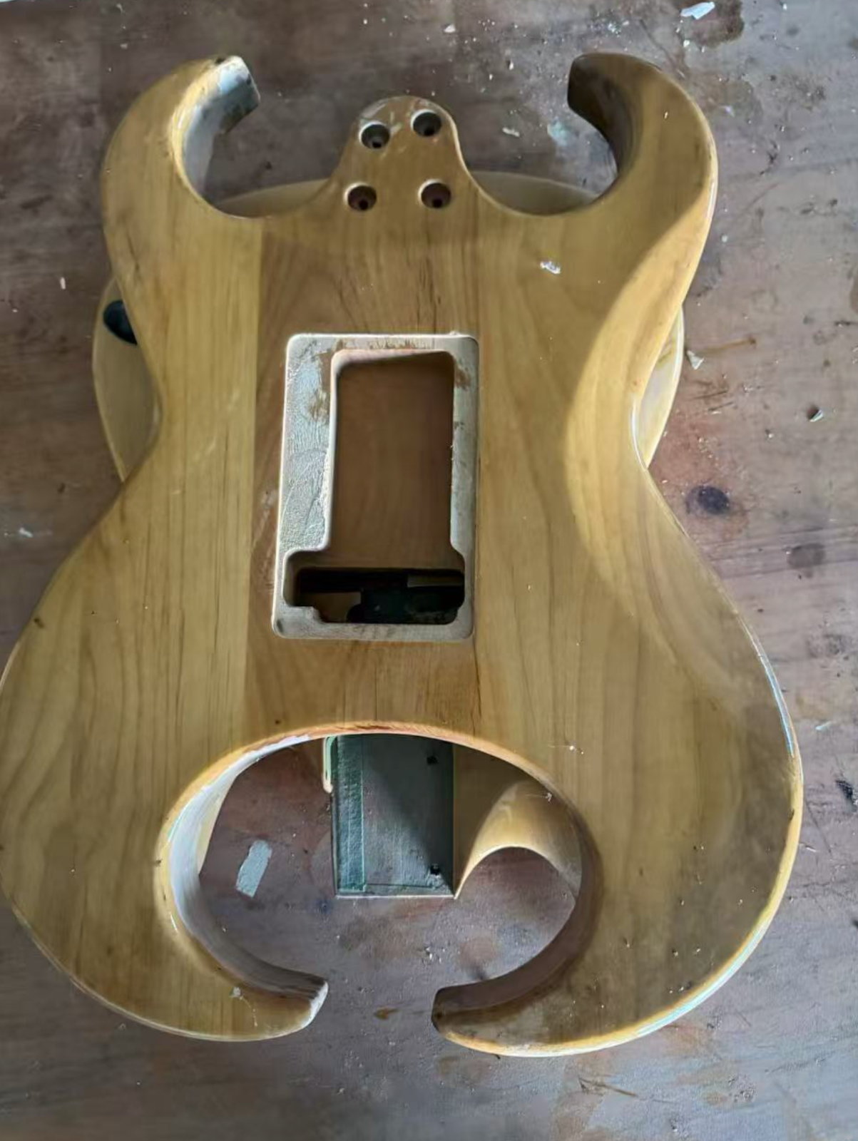 Basswood HH Guitar DIY Project Body V