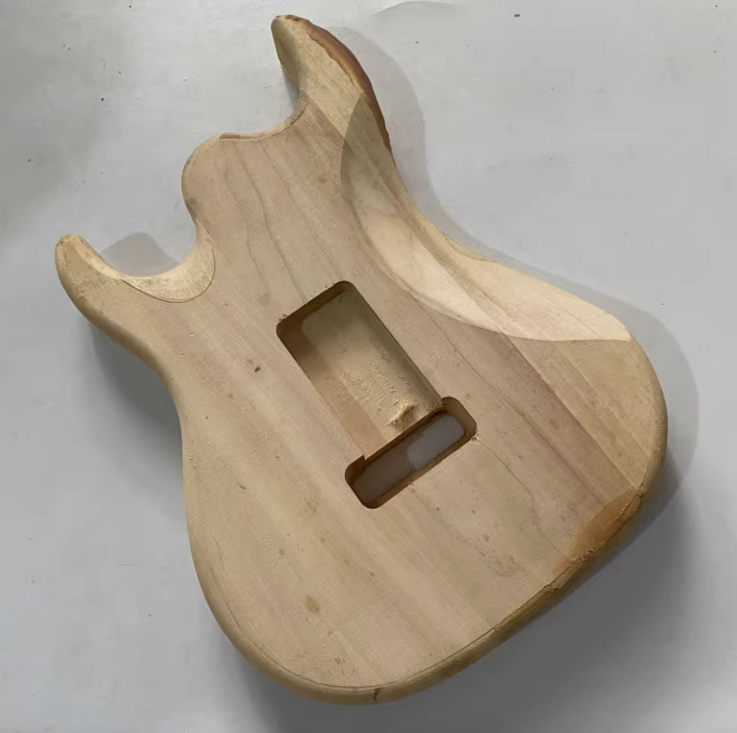 Veneer Tiger Maple Top HSS Guitar Basswood Body DIY Project