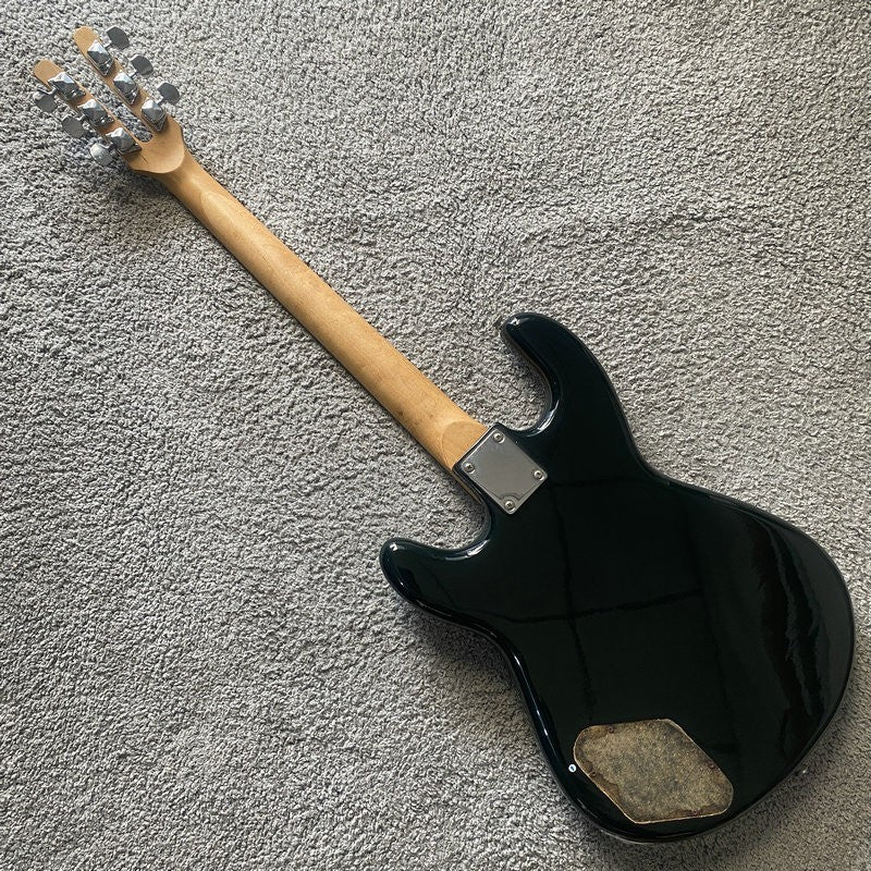 Custom Guitar in Black, Basswood Body, Maple Neck, 22 Frets Rosewood F