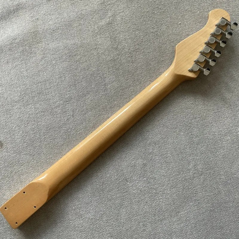 Electric Guitar Maple Wood Neck, Maple Fingerboard 22 Frets, Silver Tu