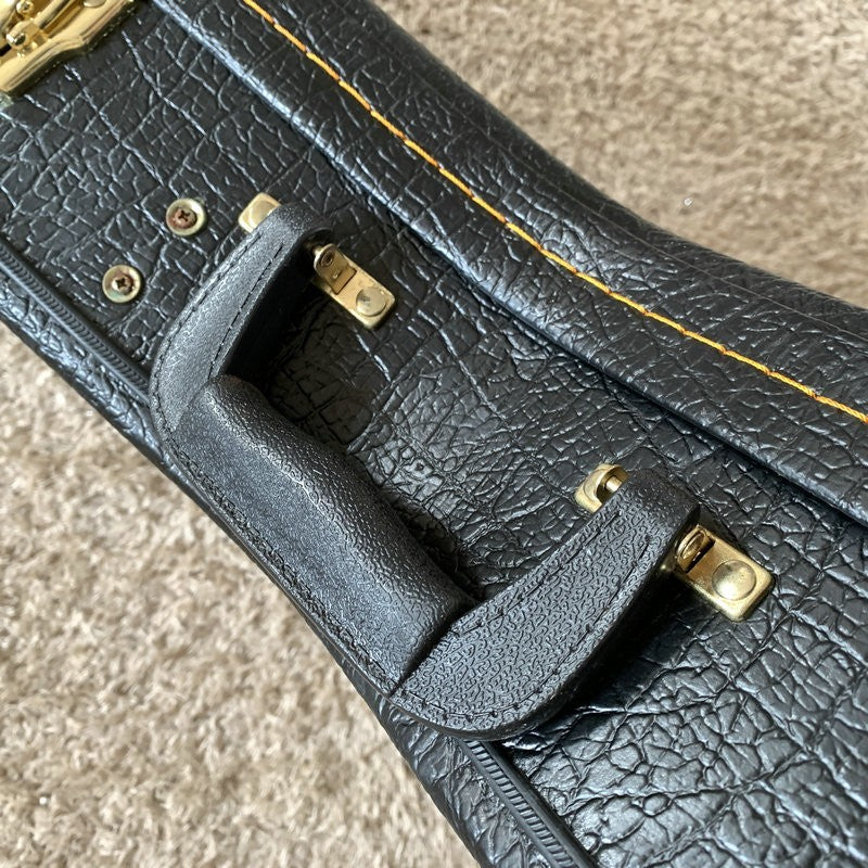 Black Banjo Leather Hard Case