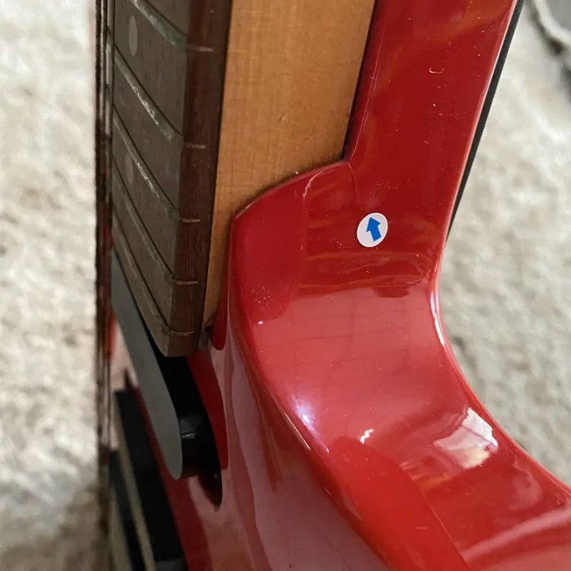 KCC Red Electric Guitar HSS, Basswood Body with Maple Neck, Rosewood F