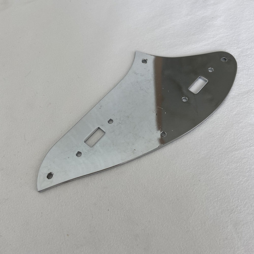 Chrome Guitar Control Plate Panel Fit Jaguar Guitars