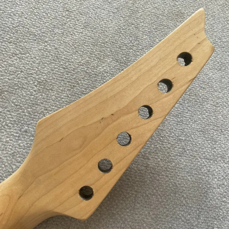 Black Headstock Guitar Maple Wood Neck, Rosewood Fretboard 24 Frets