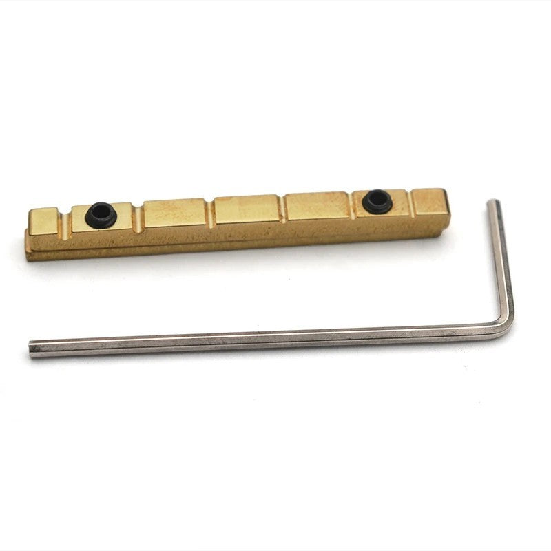Solid Brass Adjustable 42MM Guitar Nut Fit Stratocaster Telecaster Gui