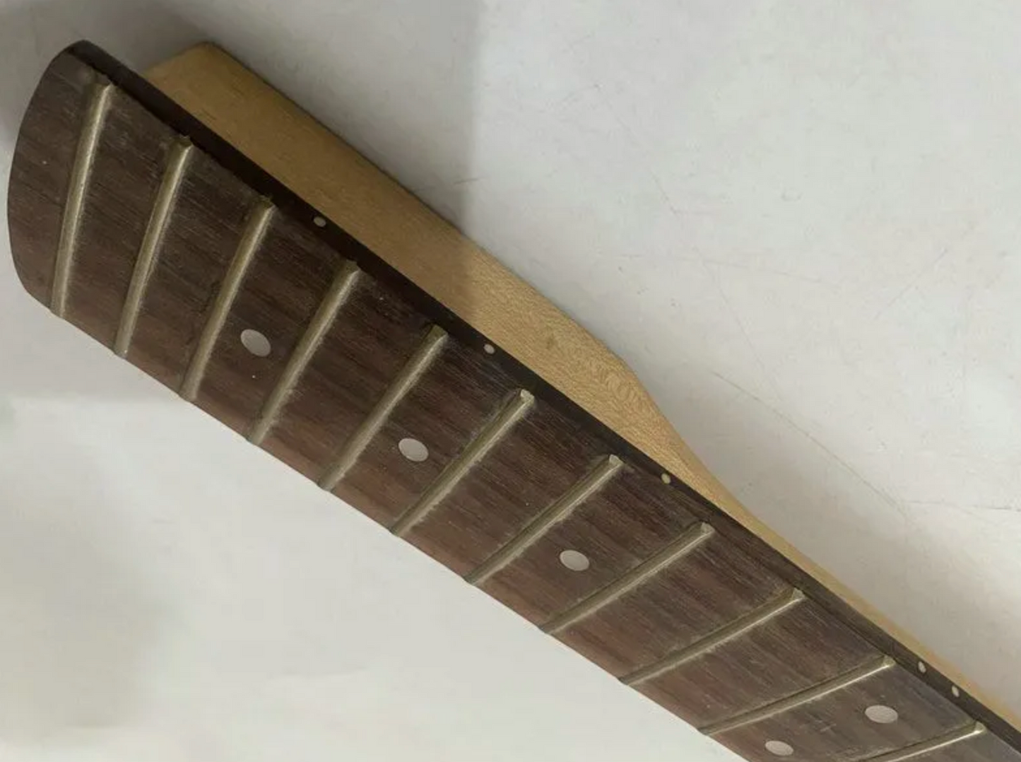 Red 4 String Bass Maple Neck, Rosewood Fingerboard 21 Frets