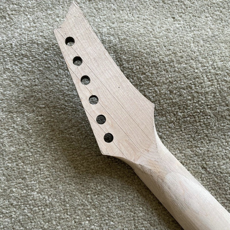 Maple Wood Left Handed Guitar Neck, 24 Frets Fingerboard Fretboard