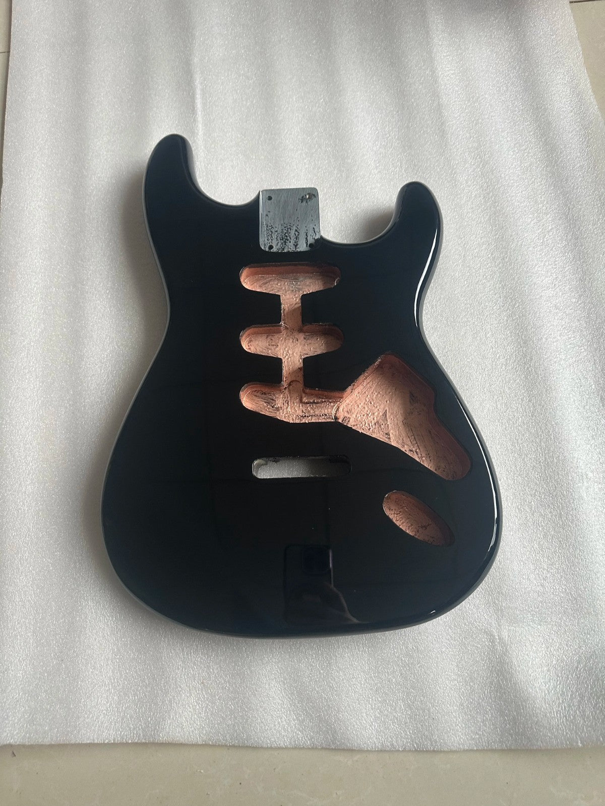 Black Alder Wood SSS Guitar Body Fit Stratocaster Strat