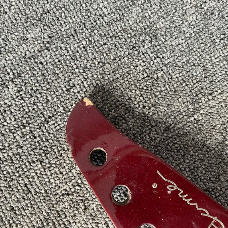 Dame Red Electric Guitar Maple Neck, 24 Frets Rosewood Fingerboard