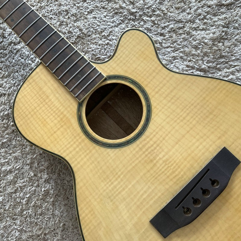 Rogue 4 String Acoustic Bass Spruce Plywood Top Body Mahogany Neck