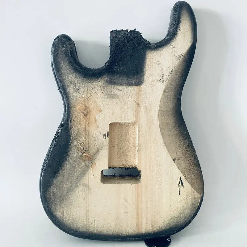 Black HSS Guitar Basswood Body Fit Stratocaster Strat