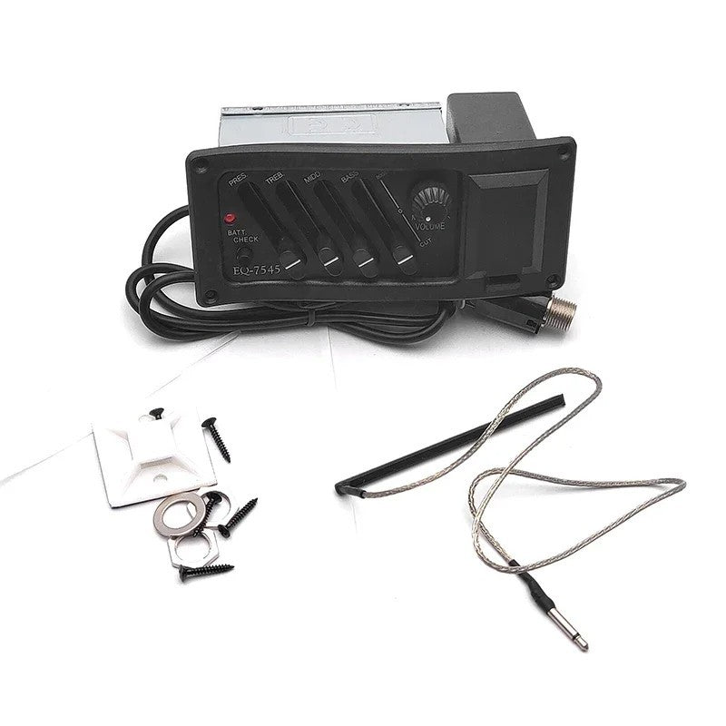 Left Handed Acoustic Guitar EQ7545 4 Band Equalizer EQ Amplifier Picku