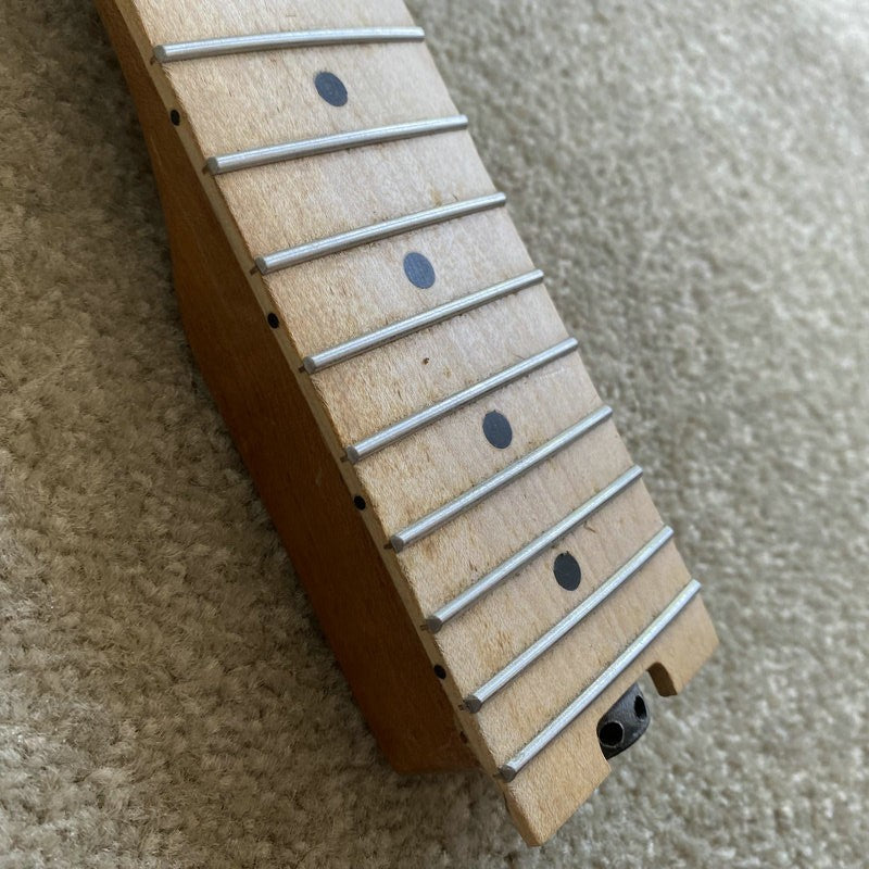 Roasted Maple Wood Guitar Neck 22 Frets Fingerboard DIY Project