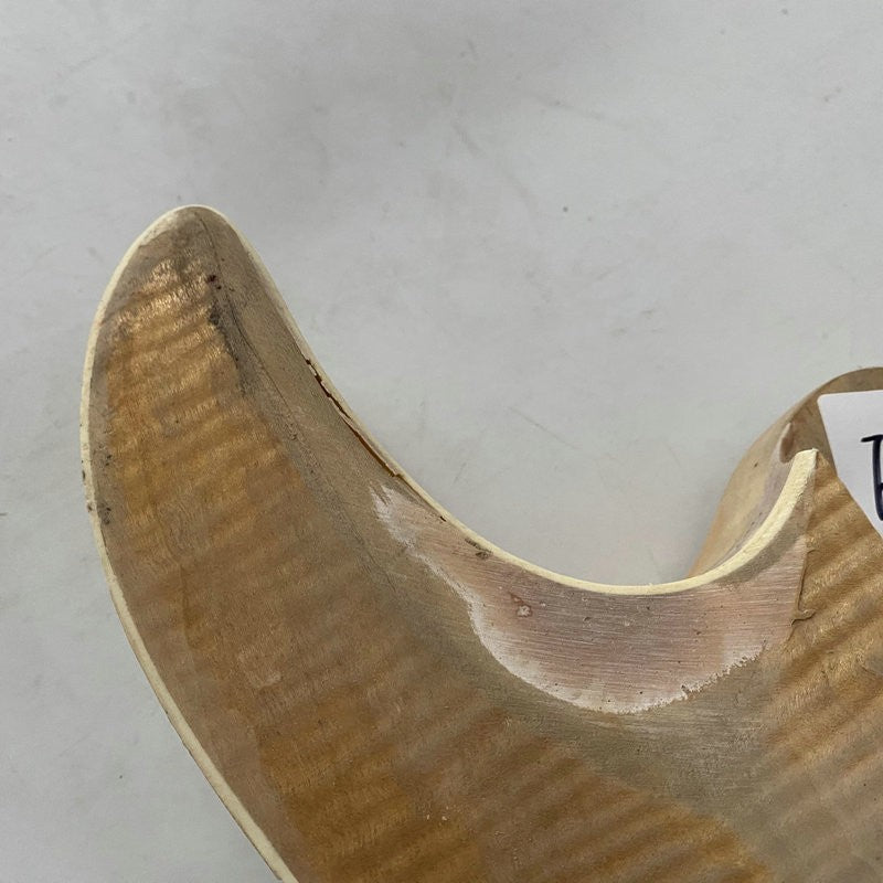 Basswood HH Guitar DIY Project Body with Tiger Maple Top