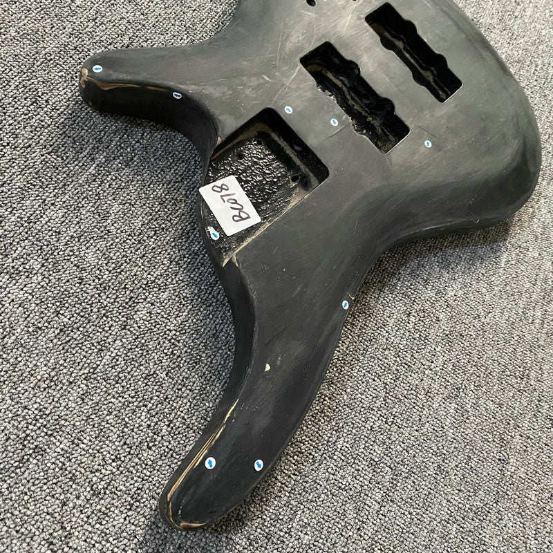 Black 4 String Bass Basswood Body
