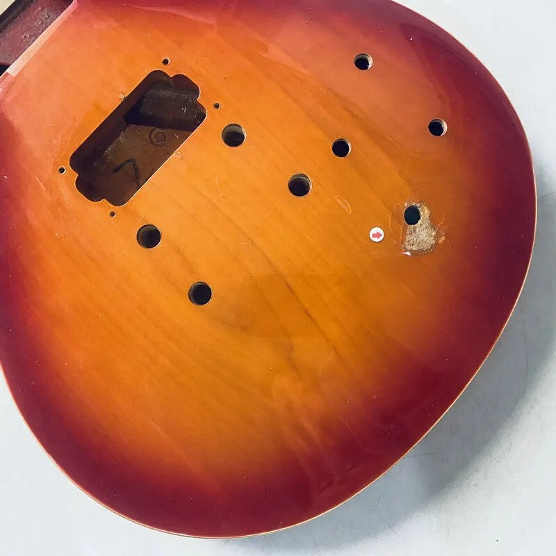 Alder Wood Cherry Burst Guitar Single Cut Body Fit Les Paul LP