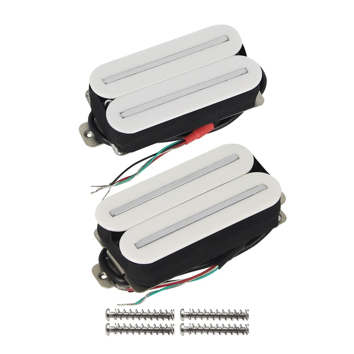 White Dual Blades Guitar Humbucker Pickups Fit Dean,Charvel,Peavey,Jac