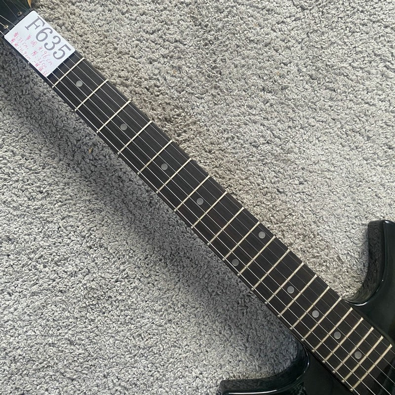 FirstAct Electric Guitar in Black, Basswood Body Maple Neck Rosewood F