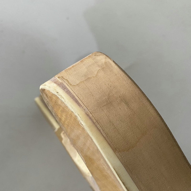 Basswood HH Guitar DIY Project Body with Tiger Maple Top