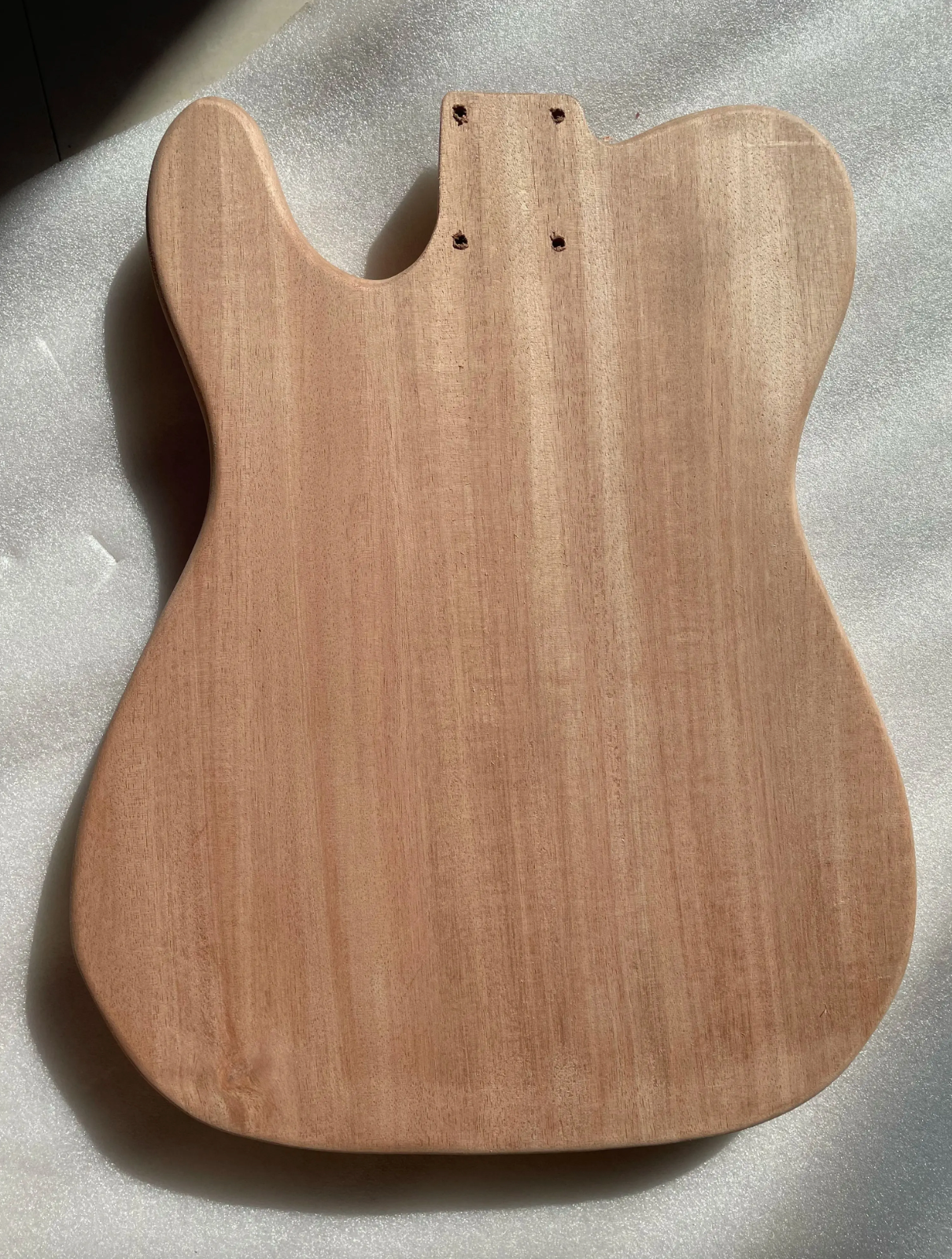 Mahogany Wood Guitar Tiger Maple Top Body Fit Telecaster Tele