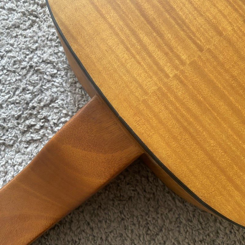 DIY Tiger Maple Dobro Resonator Guitar Mahogany Neck Rosewood 19 Frets