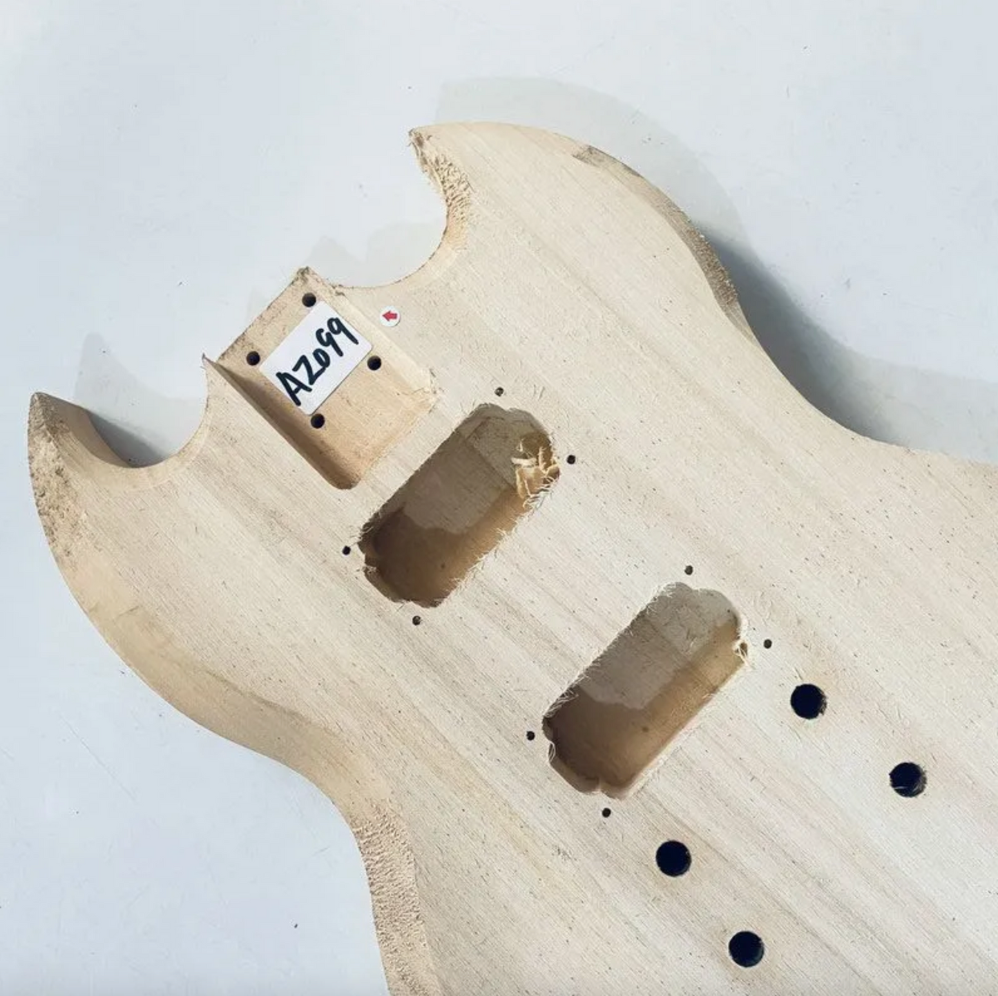 Basswood Unfinished Guitar Body Fit SG Guitars