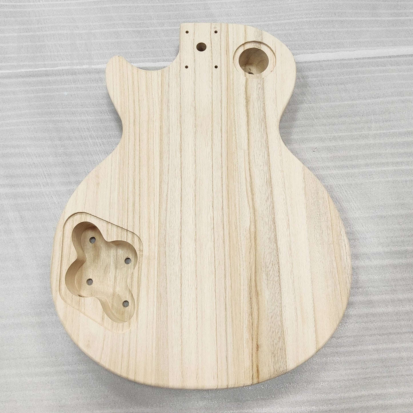 Paulownia Wood Unfinished Single Cut Guitar Body Fit LP Les Paul