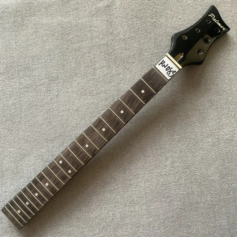 Black Electric Guitar Maple Wood Neck, 22 Frets Rosewood Fingerboard