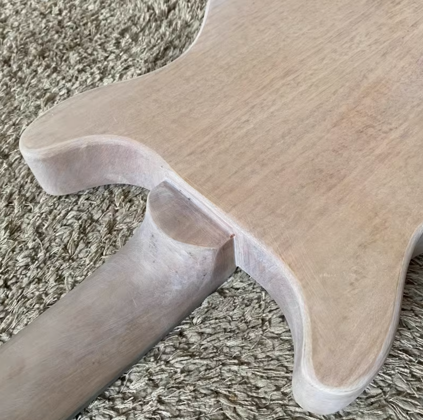 1 Set Mahogany Guitar Body, Rosewood Fretboard Neck Fit Les Paul Junio