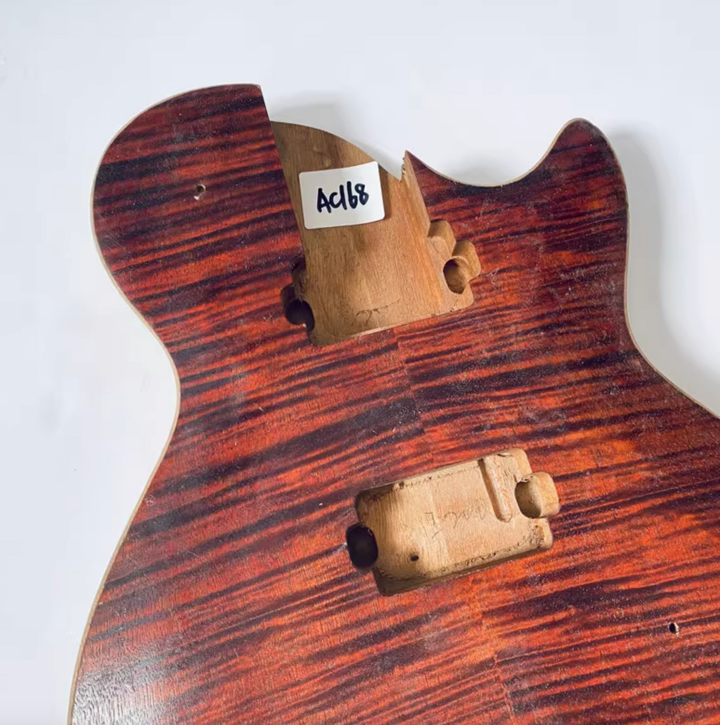 Tiger Maple Top Guitar Mahogany Wood Body