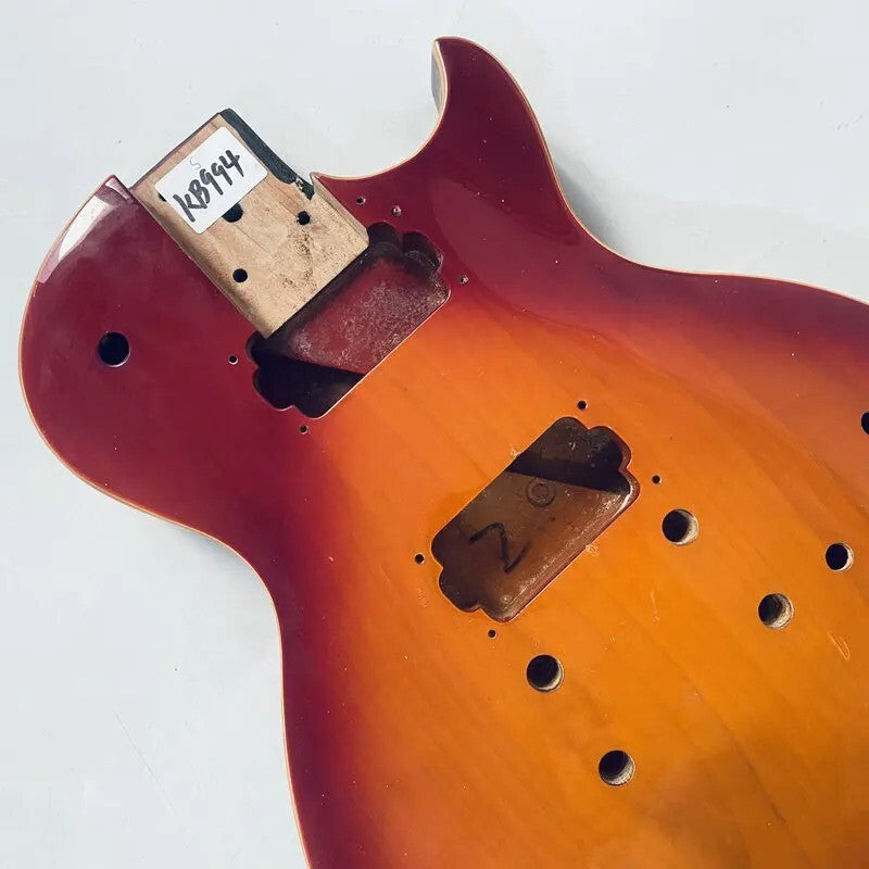 Alder Wood Cherry Burst Guitar Single Cut Body Fit Les Paul LP