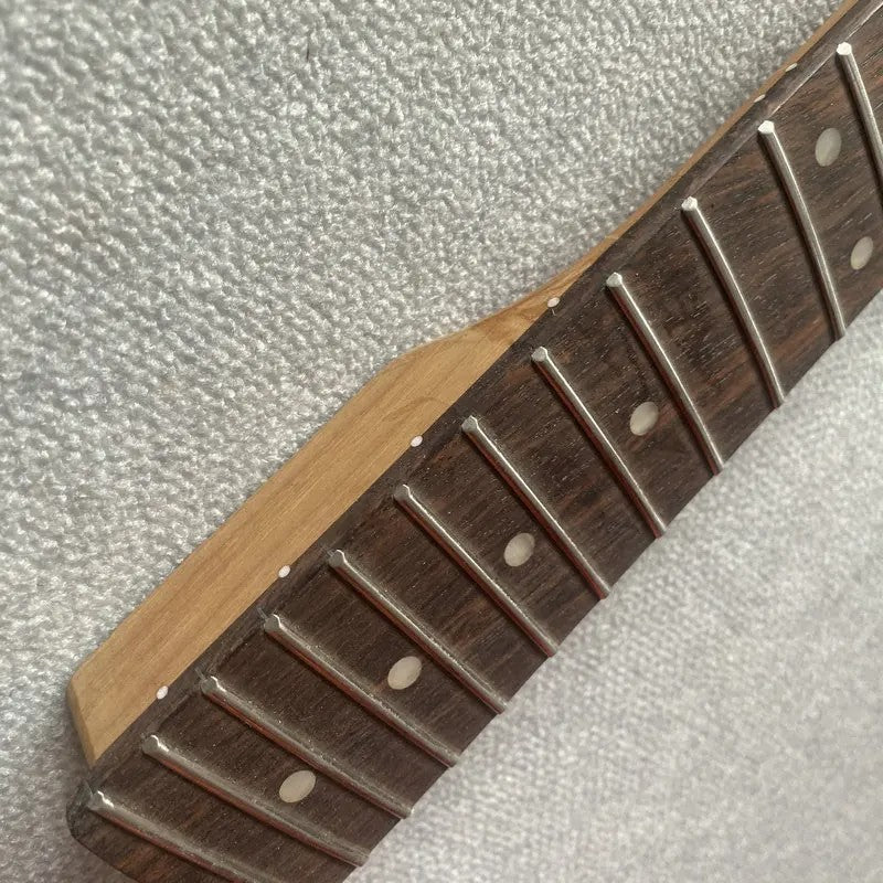 Maple Wood Guitar Neck, 22 Frets Rosewood Fretboard