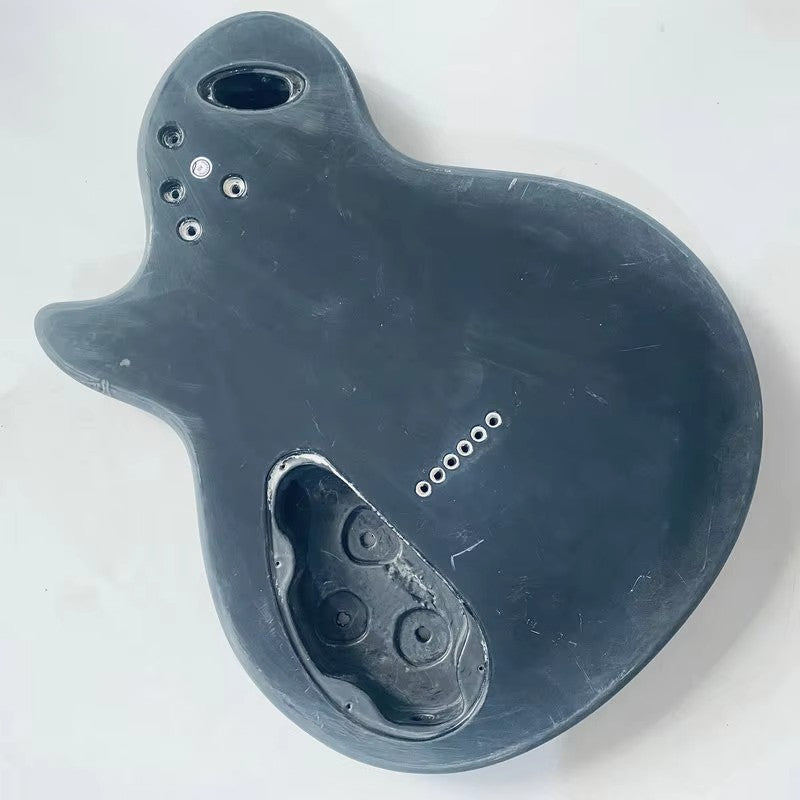 Black Basswood Guitar Single Cut Body Fit Les Paul LP