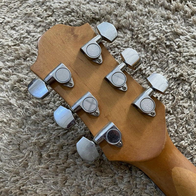 Orange Guitar, ABS Frosted Top Basswood Body, Maple Neck Fit Les Paul
