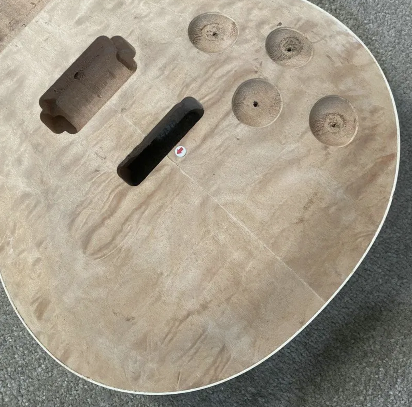 Quilted Maple Top Single Cut Guitar Mahogany Body Fit Les Paul LP