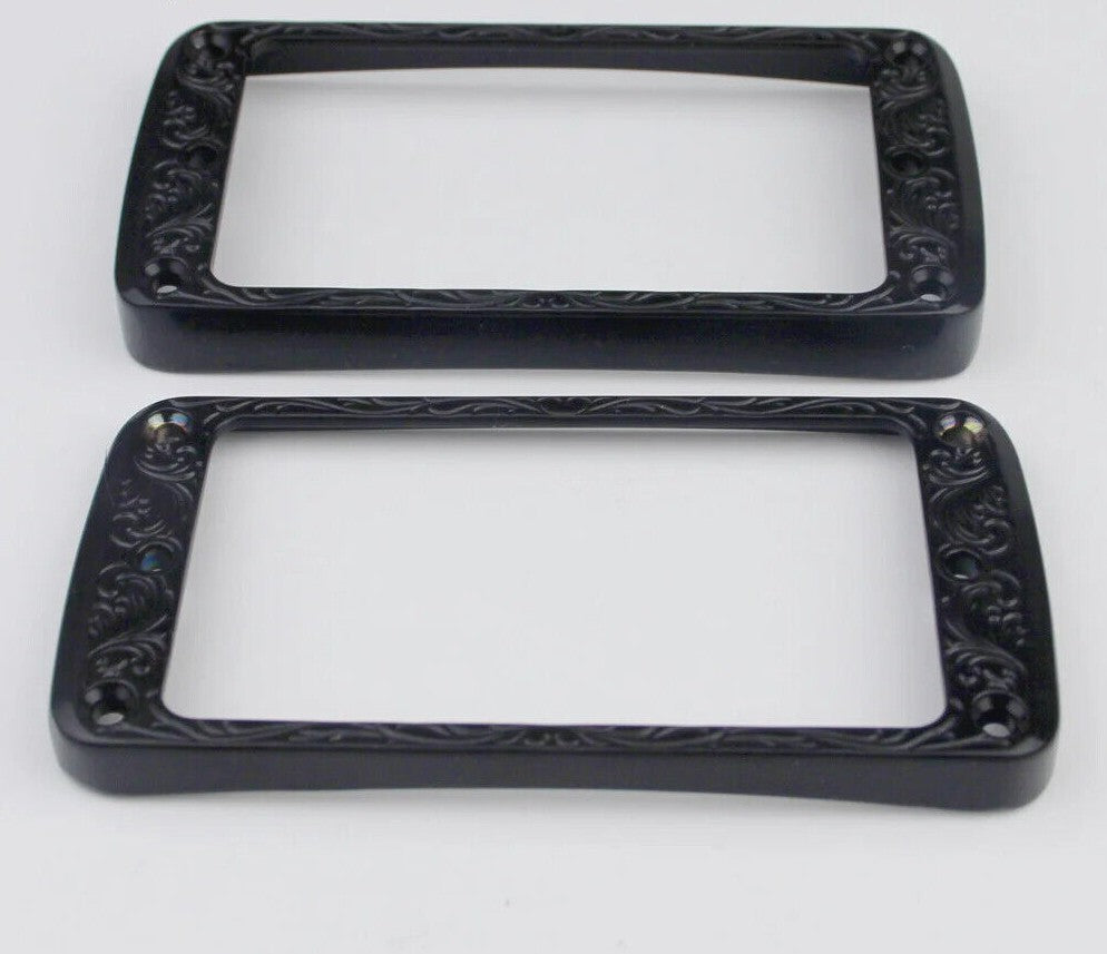 Curved Bottom Guitar Humbucker Pickup Rings Frames For Epiphone/Gibson Les Paul LP